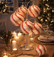 elegante julekugler til moderne juletræ